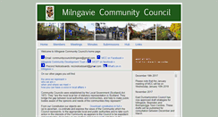 Desktop Screenshot of milngavie.org